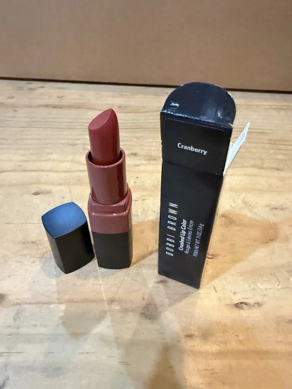 Bobbi Brown Crushed Lip Color Lipstick (Cranberry) 0.11 oz / 3.4 g NIB